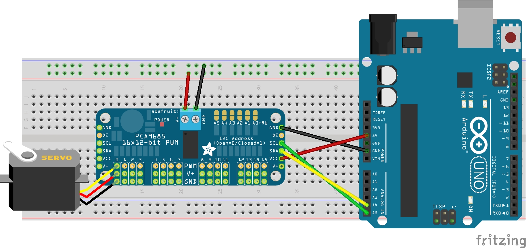【Arduino】サーボドライバ PCA9685 | IT・ガジェット情報局